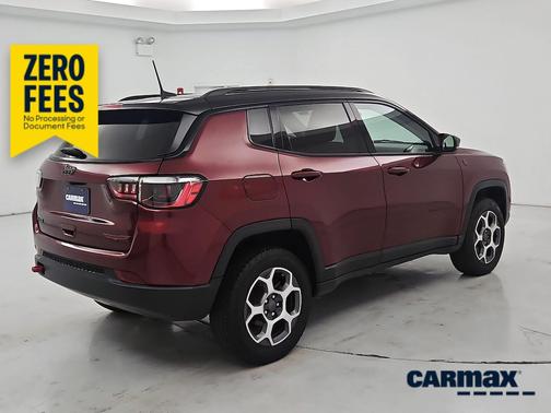 Red 2022 Jeep Compass Trailhawk
