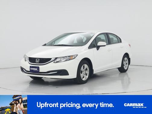 White 2014 Honda Civic LX