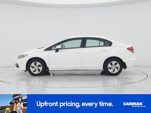 White 2014 Honda Civic LX