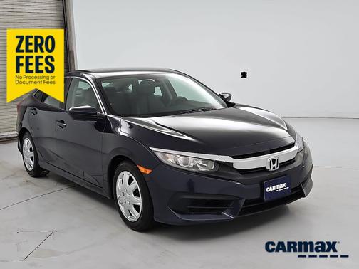 Blue 2017 Honda Civic LX