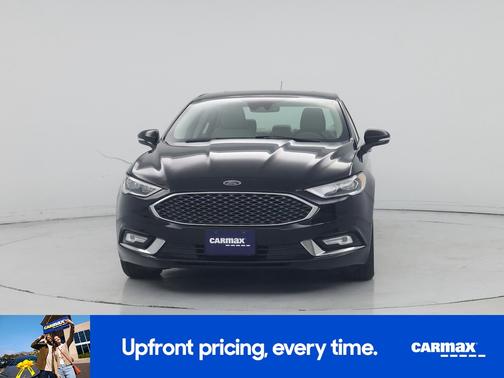 Black 2017 Ford Fusion Energi Platinum