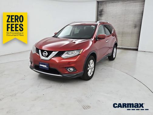 Red 2016 Nissan Rogue SV