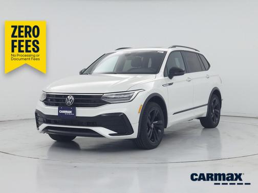White 2023 Volkswagen Tiguan SE R-Line Black