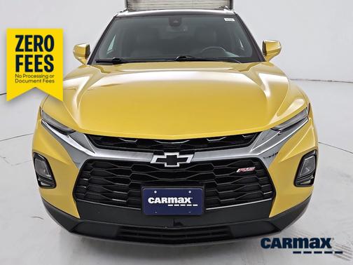 Yellow 2022 Chevrolet Blazer RS
