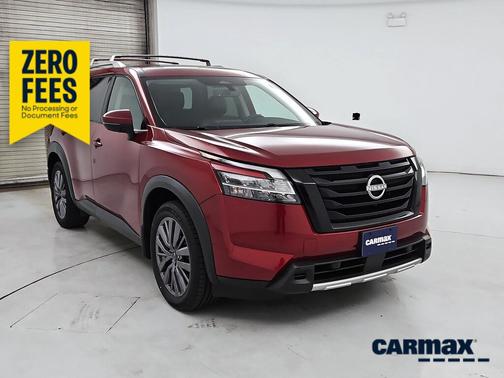 Red 2023 Nissan Pathfinder SL