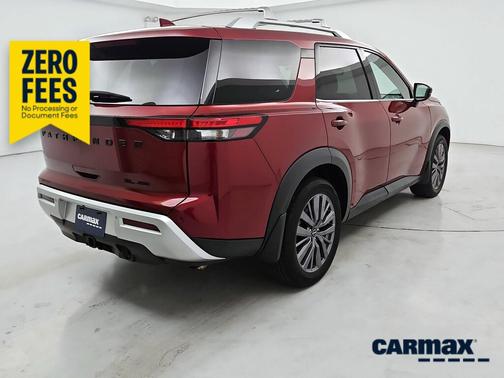 Red 2023 Nissan Pathfinder SL