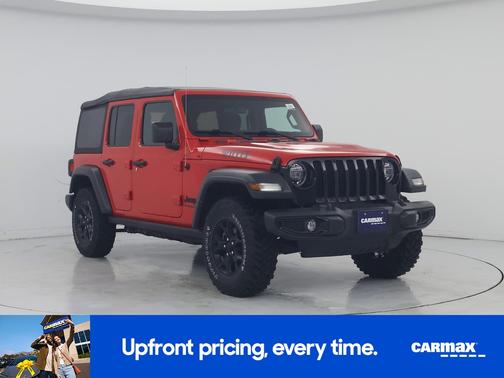 Red 2021 Jeep Wrangler Unlimited Willys