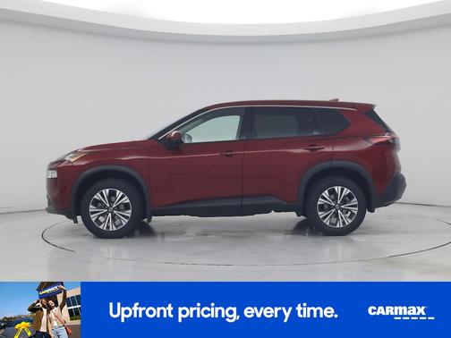 Red 2021 Nissan Rogue SV