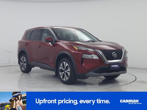 Red 2021 Nissan Rogue SV