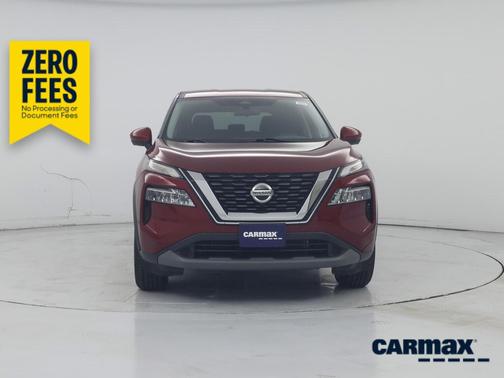 Red 2021 Nissan Rogue SV