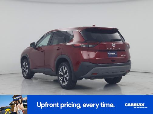 Red 2021 Nissan Rogue SV