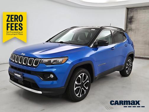Blue 2022 Jeep Compass Limited