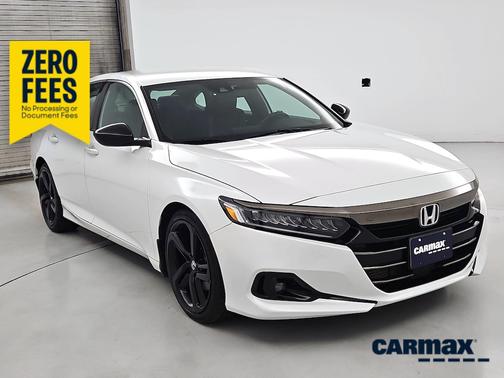 White 2022 Honda Accord Sport
