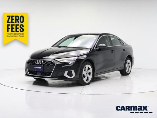 Black 2023 Audi A3 Premium