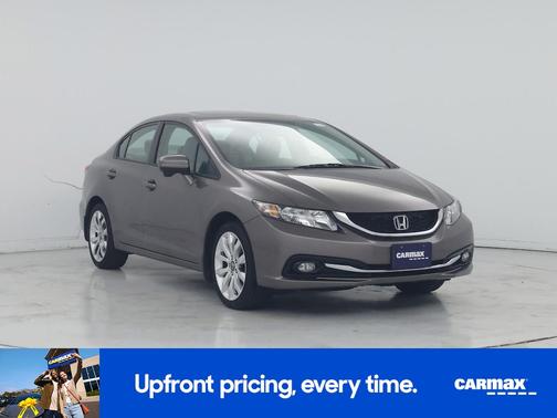 Tan 2015 Honda Civic EX-L
