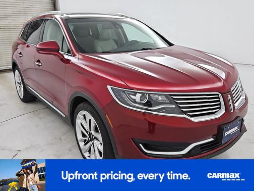 Red 2016 Lincoln MKX Reserve