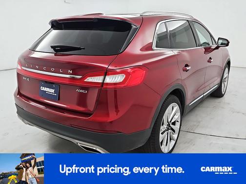 Red 2016 Lincoln MKX Reserve