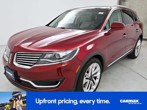 Red 2016 Lincoln MKX Reserve