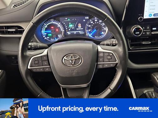 Blue 2023 Toyota Highlander Hybrid LE