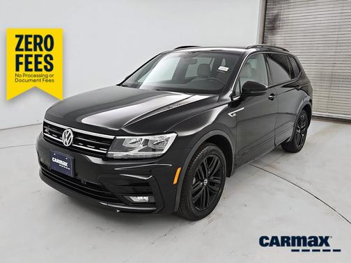 Black 2021 Volkswagen Tiguan SE R-Line Black