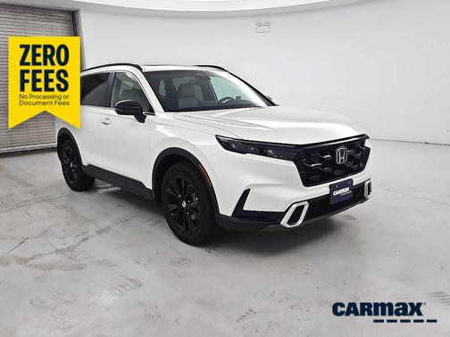 White 2025 Honda CR-V Hybrid Sport Touring
