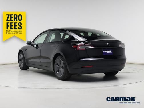 Black 2022 Tesla Model 3