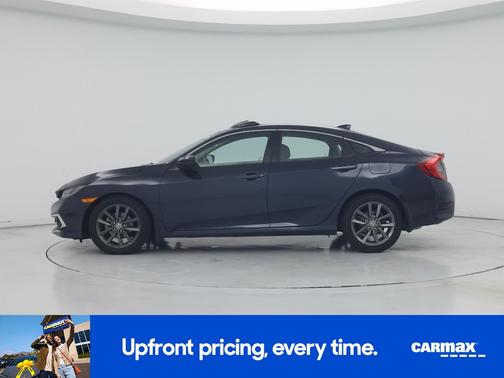 Blue 2021 Honda Civic EX-L