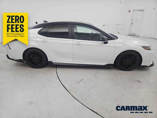 White 2022 Toyota Camry TRD