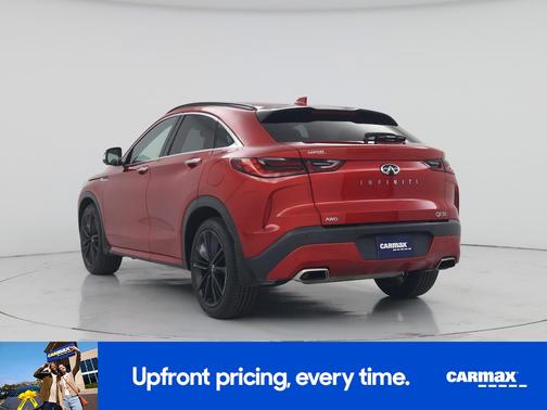 Red 2023 INFINITI QX55 Sensory