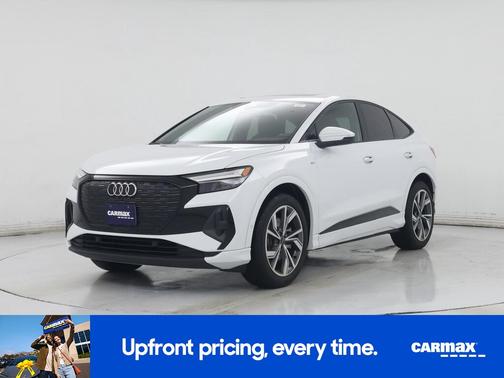 White 2024 Audi Q4 e-tron Premium Plus