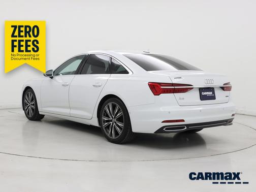 White 2019 Audi A6 Premium Plus