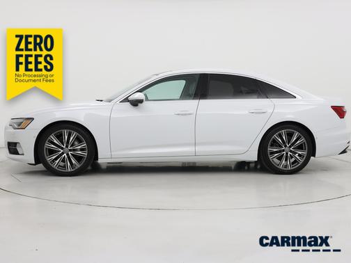 White 2019 Audi A6 Premium Plus