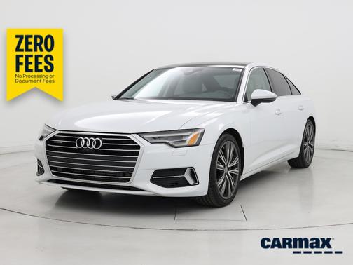 White 2019 Audi A6 Premium Plus