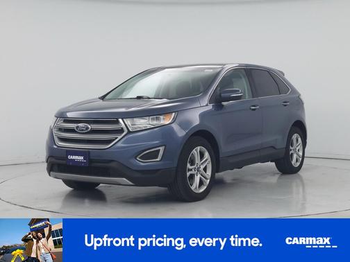 Blue 2018 Ford Edge Titanium