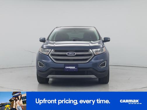 Blue 2018 Ford Edge Titanium