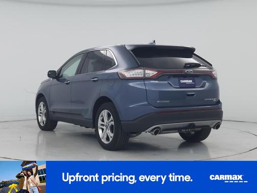 Blue 2018 Ford Edge Titanium