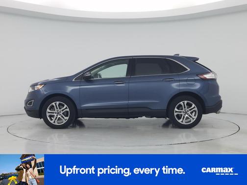 Blue 2018 Ford Edge Titanium