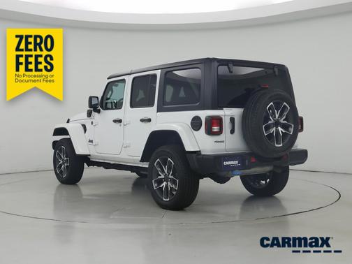White 2024 Jeep Wrangler 4xe Sport S