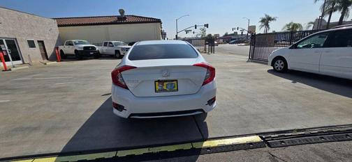 White 2021 Honda Civic LX