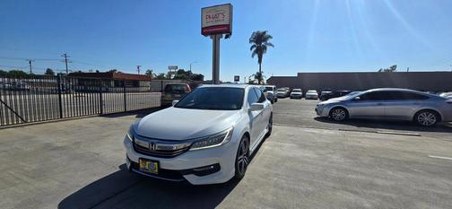 White 2016 Honda Accord Touring Sedan 4D