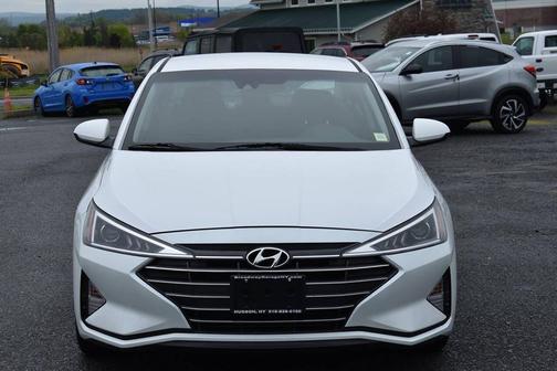 Quartz White Pearl 2019 Hyundai ELANTRA SEL
