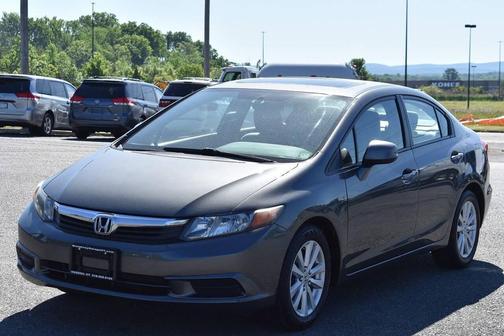 Polished Metal Metallic 2012 Honda Civic EX
