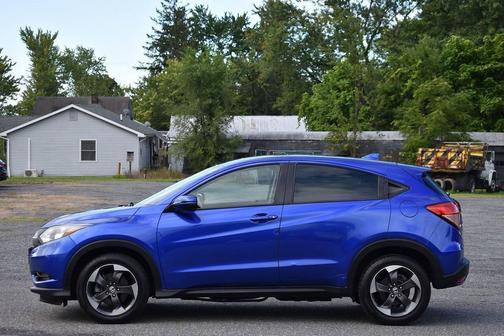 Aegean Blue Metallic 2018 Honda HR-V EX