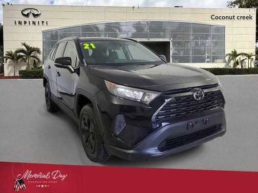 Midnight Black Metallic 2021 Toyota RAV4 LE