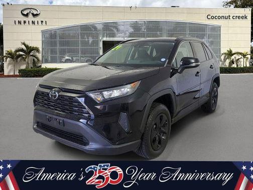 Midnight Black Metallic 2021 Toyota RAV4 LE