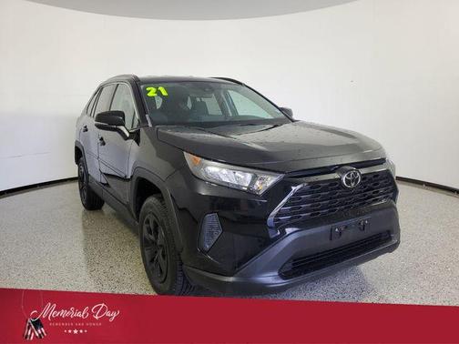 Midnight Black Metallic 2021 Toyota RAV4 LE