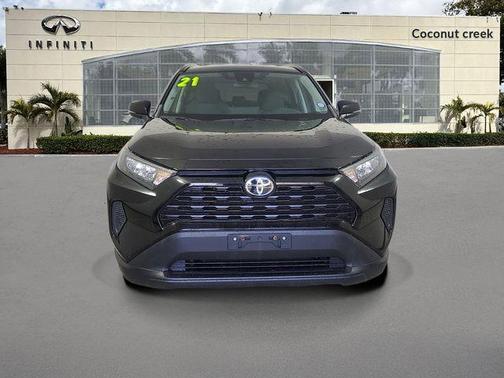 Midnight Black Metallic 2021 Toyota RAV4 LE