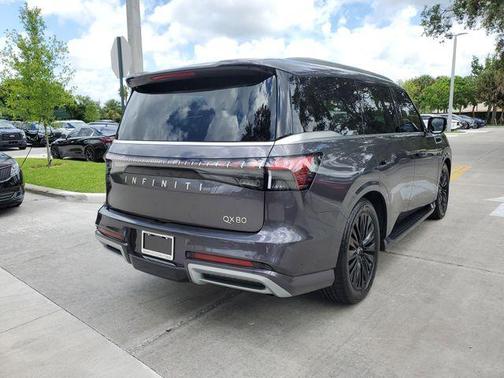 Anthracite Gray 2025 INFINITI QX80 Luxe