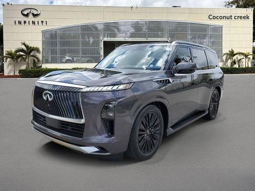 Anthracite Gray 2025 INFINITI QX80 Luxe
