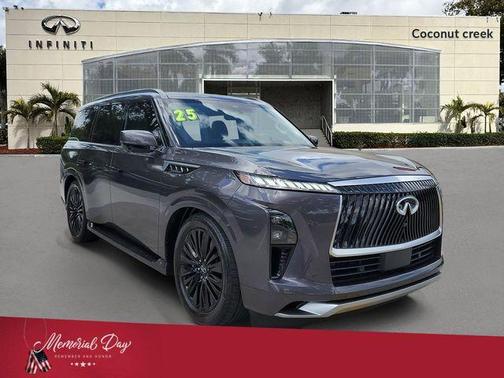Anthracite Gray 2025 INFINITI QX80 Luxe